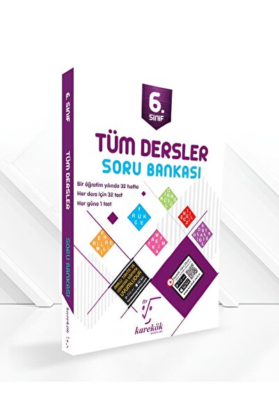 Karekök Yayınları Yeni Müf. Karekök Güncel 6.Sınıf Tüm Dersler Soru Bankası