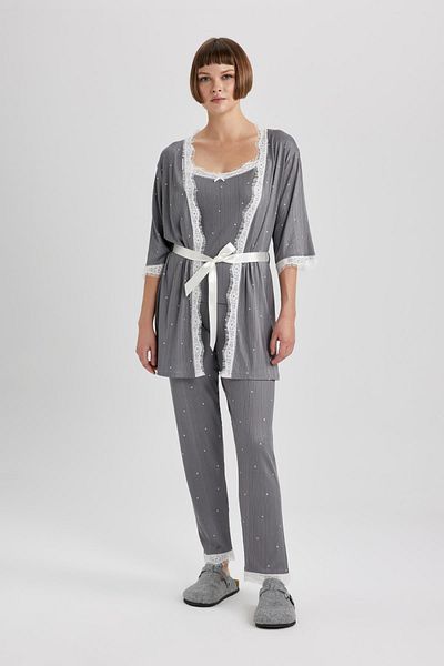 DeFacto Fall in Love Regular Fit Pajama Bottoms