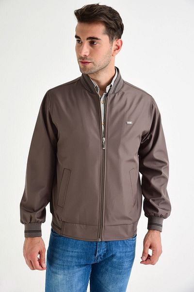 DYNAMO Ανδρικό παλτό από χώμα Comfortable Fit Classic