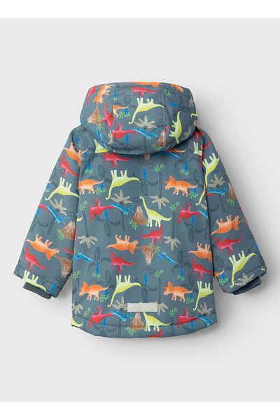 name ıt Name It's Blue Men's Coat NMMMAX JACKET HAPPY DINO