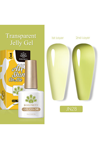 Born Pretty PRO JELLY NUDE GEL 10 ML YARI SAYDAM KALICI OJE