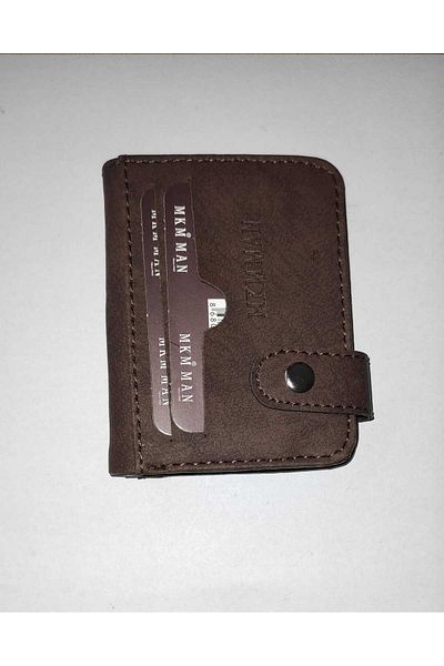 firdevsi hobi nubuck 10 transparent card holder wallet with vertical snap housing
