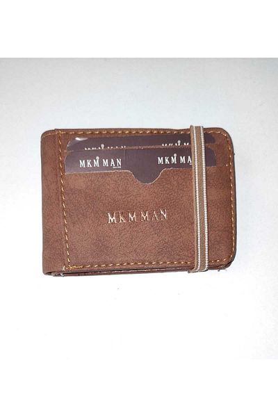 firdevsi hobi nubuck Horizontal Elastic Cased Card Holder Wallet