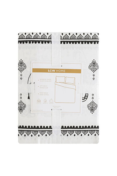 LC Waikiki Pamuk Çarşaflı Fil Baskılı Çift Kişilik Nevresim Takımı