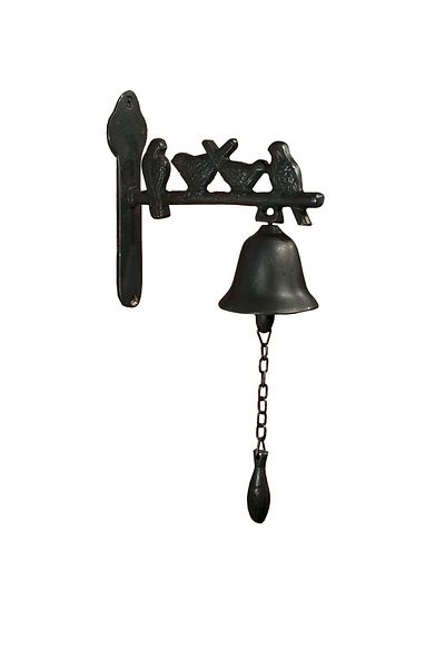 TNÇR ANTIQUE BRONZE DOOR BELL 4 BIRDS G-36