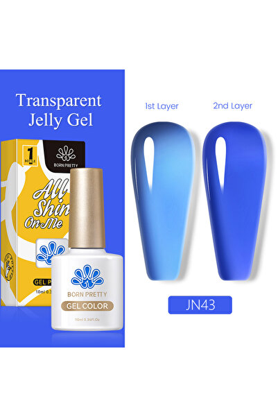 Born Pretty PRO JELLY NUDE GEL 10 ML YARI SAYDAM KALICI OJE