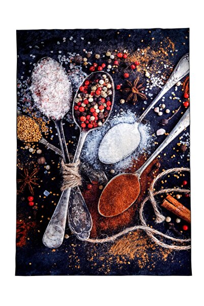 Siela Halı Diğital Baskı Yıkanabilir Dört Mevsim Antialerjik Kaymaz Taban Dek...