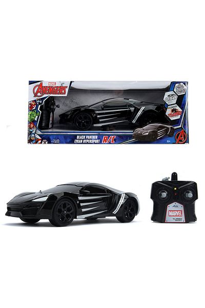 Simba BLACK PANTHER LYKAN RADIO CONTROLLED CAR 1 TO 16 SCALE