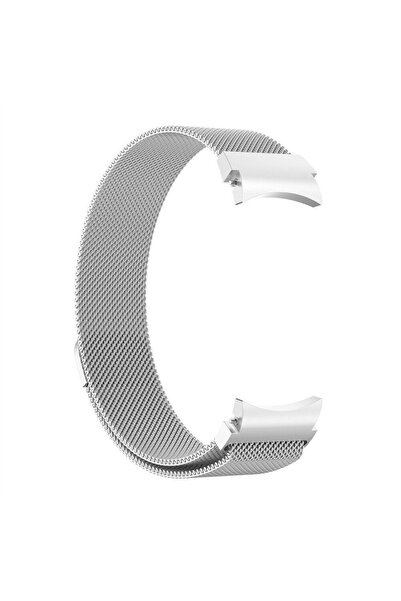 Alstrap Samsung Galaxy Watch 4/5/5 Pro/6 Tam Uyumlu Metal Hasır Kordon Kavisl...