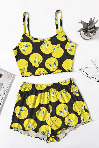 PEMBİŞ HOMEWEAR Set de pijamale cu bretele Supernova Favela Trend