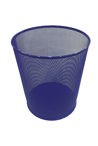 Mas Çöp Kovası Metal Tam Perforeli 10 LT Lacivert 854