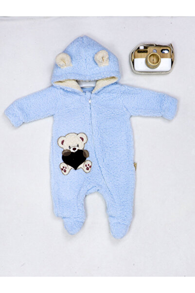 Nehad Bebe BABY BOY WELSOFT JUMPSUIT EMBROIDERY EMBROIDERED