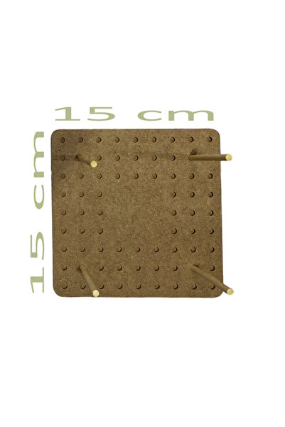 ŞENELYÜN Motif Tahta Kasnak 15*15 cm