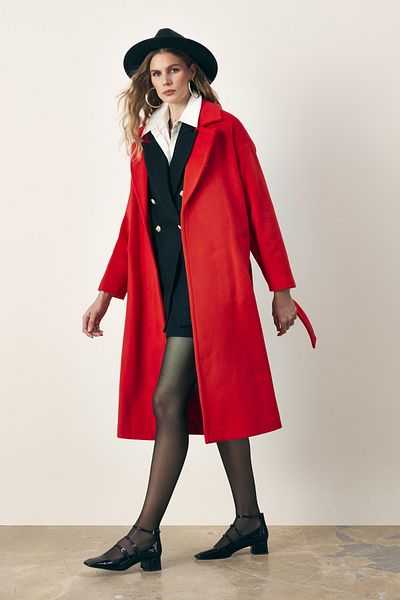 Red 2024 short coat