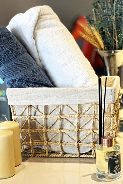 SepetçiBaba Hasır Meyvelik Genel Amaçlı Sepet Bej