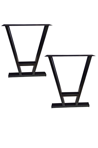 CVTdesign Sehpa Ayağı Metal Ayak Masif Ahşap Kütük Orta Sehpa Ayakları