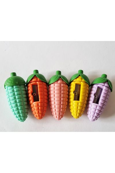 Modellino Corn Shaped Pencil Sharpener - Color Selection - 1 Piece