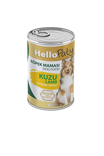 YETİŞKİN KUZU ETLI KÖPEK KONSERVE MAMASI 12 ADET X 415 GR