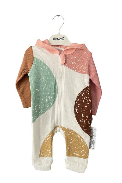 Necix's BENEK Patterned Hooded Jumpsuit
