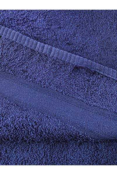 Tuiste Premium Bathroom Beach Towel Set White - Navy Blue, 2 Bath Shower 4 Hand Face 2 Small Kitchen