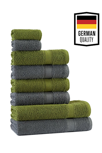 Tuiste Розкішний набір рушників для ванної кімнати та лазні, антрацитово-сіри...