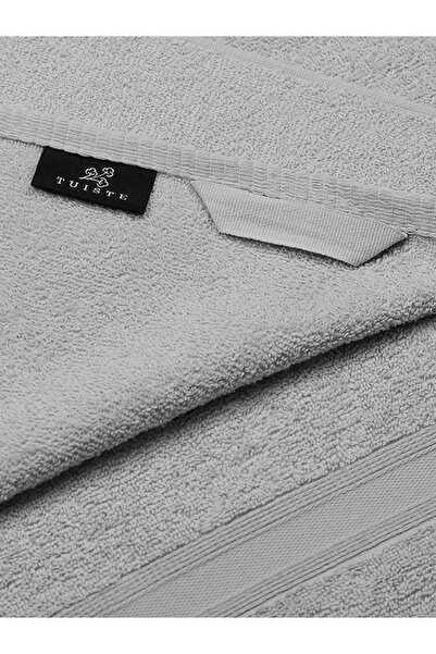 Tuiste Luxury Bathroom Gift Towel Set Anthracite Gray - Light Gray, 2 Bath Shower 4 Hand Face 2 Small Kitchen