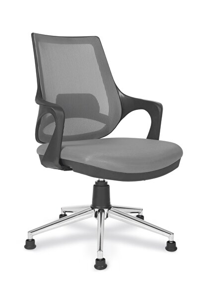 RiseOfis Crush File Misafir Koltuğu Konum Koruyuculu Krom Yıldız Ayaklı