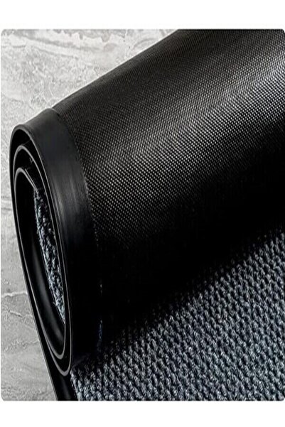 Ehil Halı Gri Renk Çamur Kazıyıcı Sıyırıcı Kapı Önü Paspası 90x150