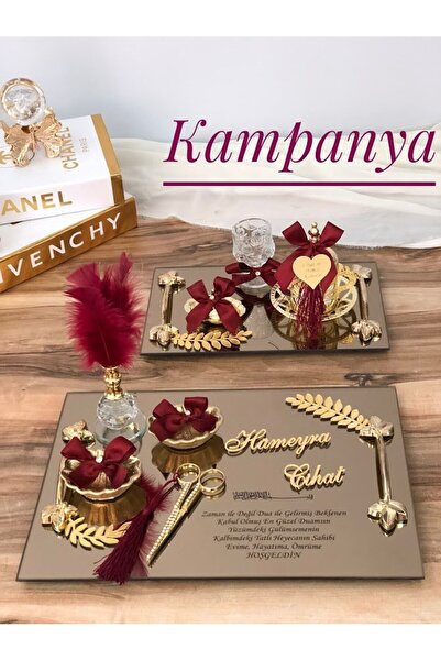 Denseden Tavă de logodnă, tavă pentru promisiuni, cadou pentru promisiuni, ca...