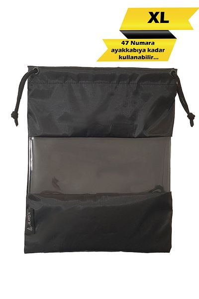 MARVA XL Shoe Bag Organizer with Transparent Window Waterproof Fabric
