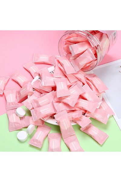 ThreeMB Toys 50 Disposable Compressed Wet Wipes
