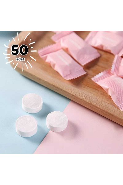 ThreeMB Toys 50 Disposable Compressed Wet Wipes