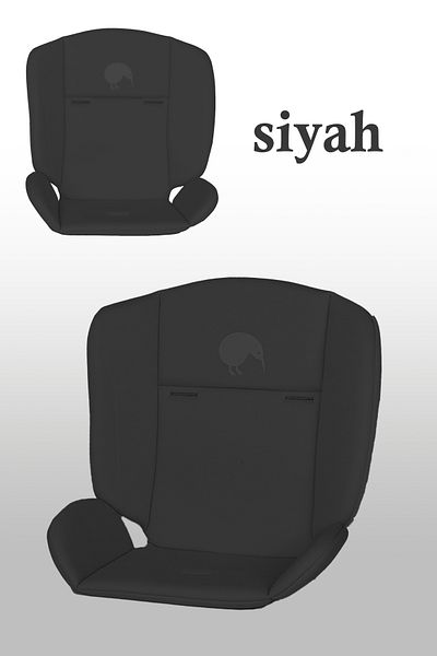 Kiwi Koala Soft High Chair Cushion Black