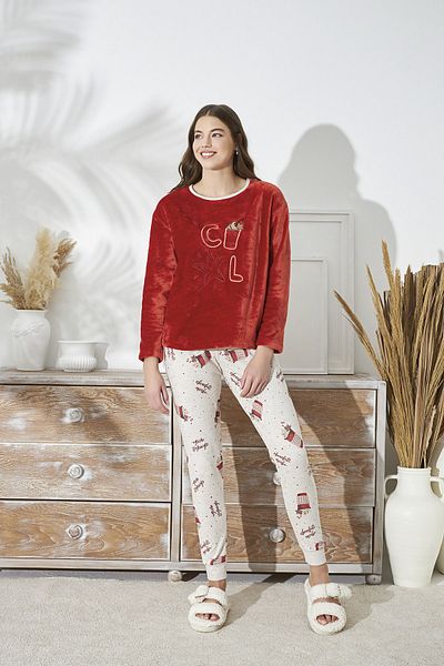 Sevim 15412 SET PIJAMASE BRODATE
