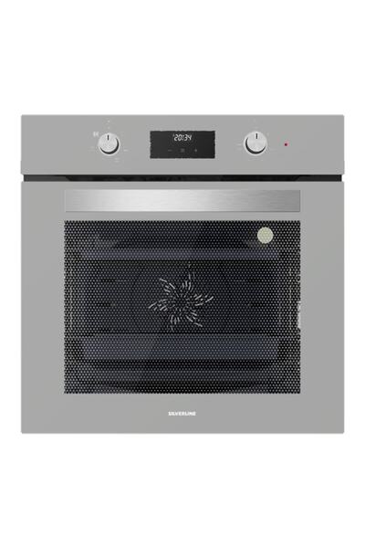 Silverline Gri Cam Ankastre Set (3457 Soho 60+cs5365s01+bo6502s02)