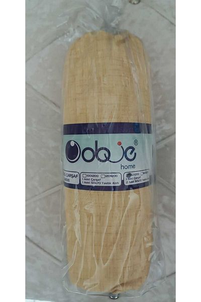 OBJE HOME ملاءة سرير رانفورس مزدوجة مع غطاء وسادة مطاطي