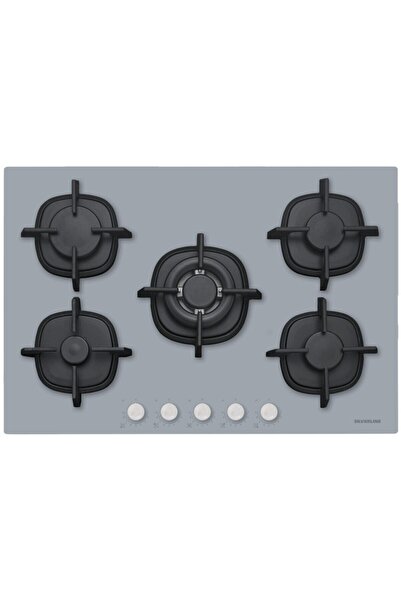 Silverline Cs5426s01 9 Kademeli 75 cm Gri Cam Ocak