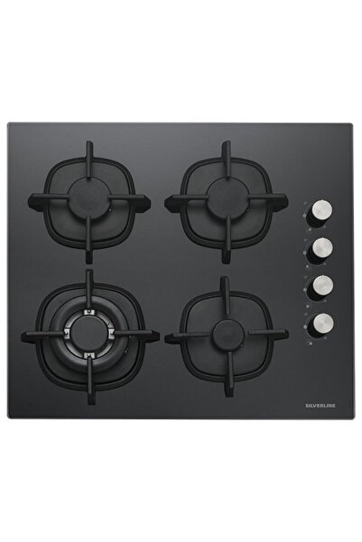 Silverline Siyah Cam Ankastre Set (3472 Bold 60+cs5429b01+bo6504b01)