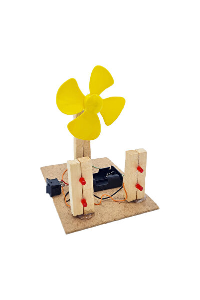 Smyrna Store Rüzgar Enerjisi ile LED Yakma Projesi Pilli Rüzgar Gülü