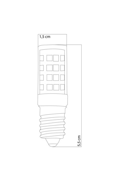 Heka Led Ampul 5w 3000k E14 (gün Işığı)
