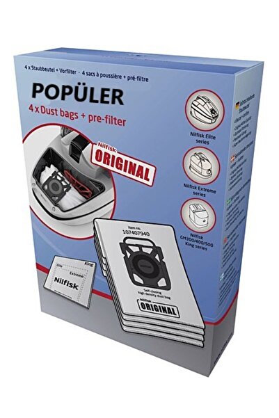 Popüler Nilfisk Gm 400 Series Dust Bag Compatible
