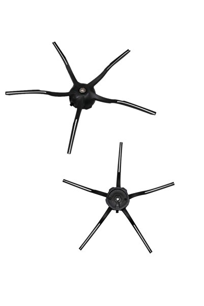 Popüler Roborock S6 MaxV - Perie laterală neagră compatibilă, pachet de 2