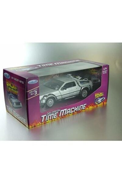 WELLY Geleceğe Dönüş Arabası Seri 1 Metal Model Araba Back To The Future Delo...