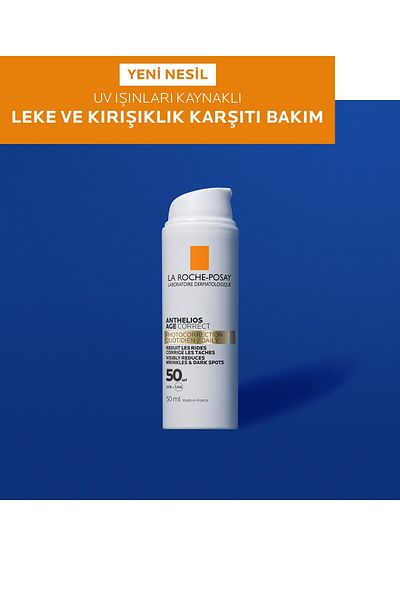 La Roche Posay Anthelios Age Correct SPF50+ Anti-Aging Facial Sunscreen - 50ml DEMBA406