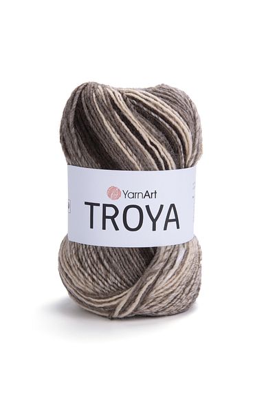 Yarnart TROYA - ΜΠΡΟΥΛΙ ΧΕΙΡΟΠΟΙΗΤΟ ΠΛΕΚΤΟ ΣΚΟΡΔΟ EBRULI-2103