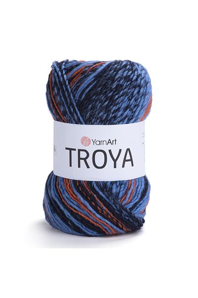 Yarnart TROYA - ΜΠΡΟΥΛΙ ΧΕΙΡΟΠΟΙΗΤΟ ΠΛΕΚΤΟ ΣΚΟΡΔΟ EBRULI-2115