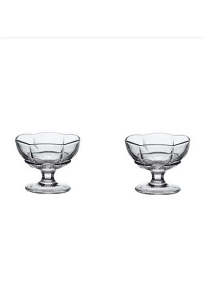 Paşabahçe Ice Vılle 2-Piece Glass Ice Cream Rack 51368
