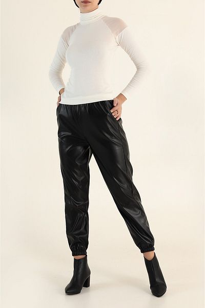Butik Lena ELASTIC LEATHER PANTS