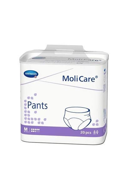 Hartmann Molicare Pants 8 Drops - Panty Diapers Purple 20 Pieces Medium