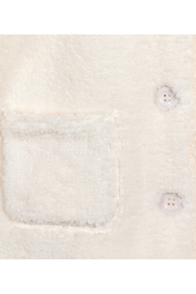 DIDuStore 1/8 Yaş Kız Bebek Giyim Modelleri Welsoft Peluş Astarlı Çocuk Hırka